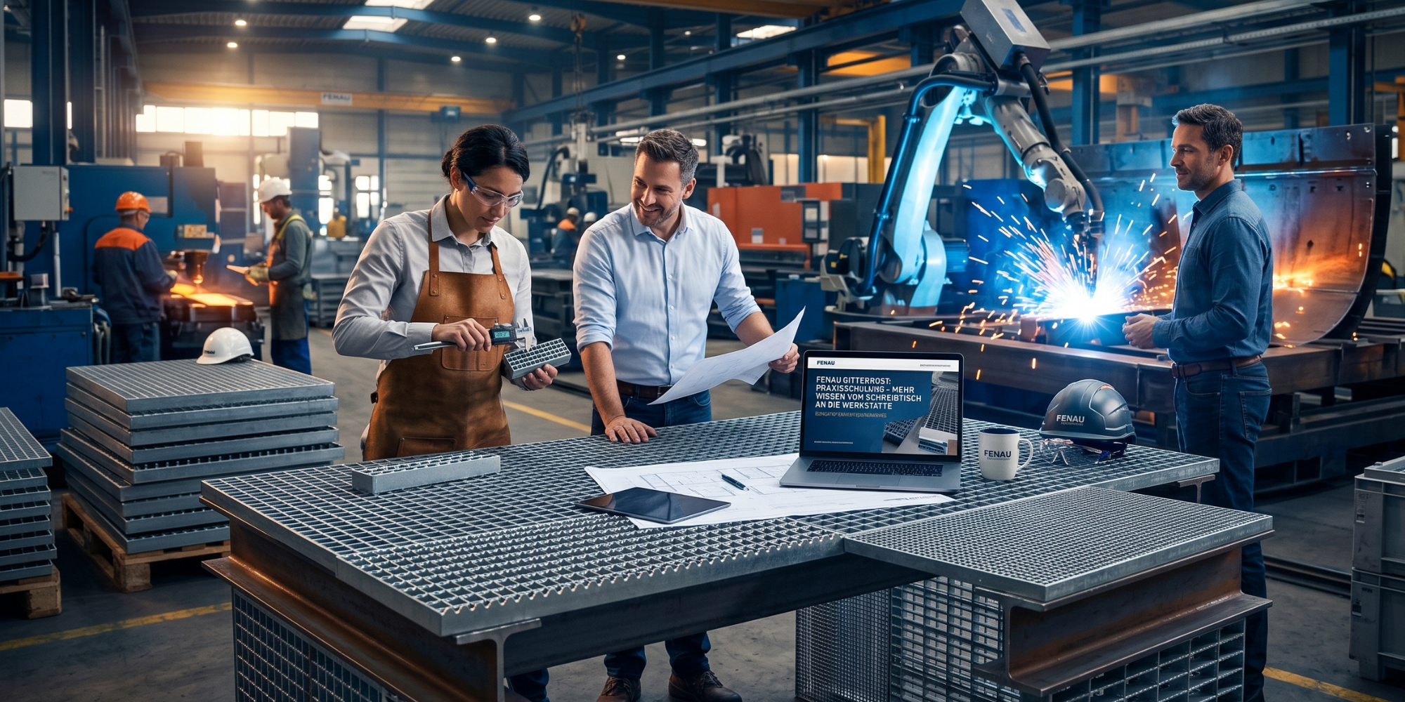 Vom Schreibtisch an die Werkbank: Warum unsere Gitterrost-Abteilung aktuell in der Produktion schwitzt